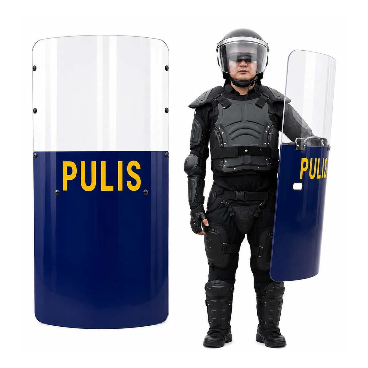 Riot Helmet & Shield Set