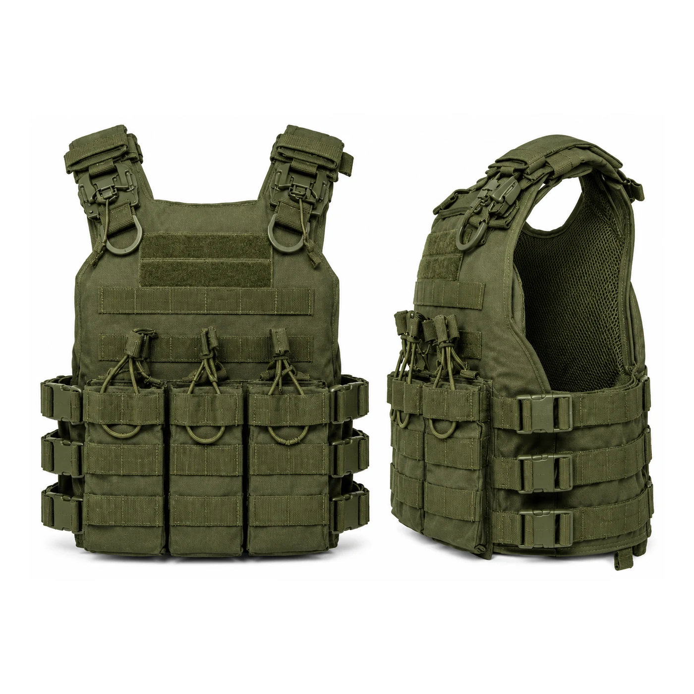 MV04 B Tactical Vest - Olive Green