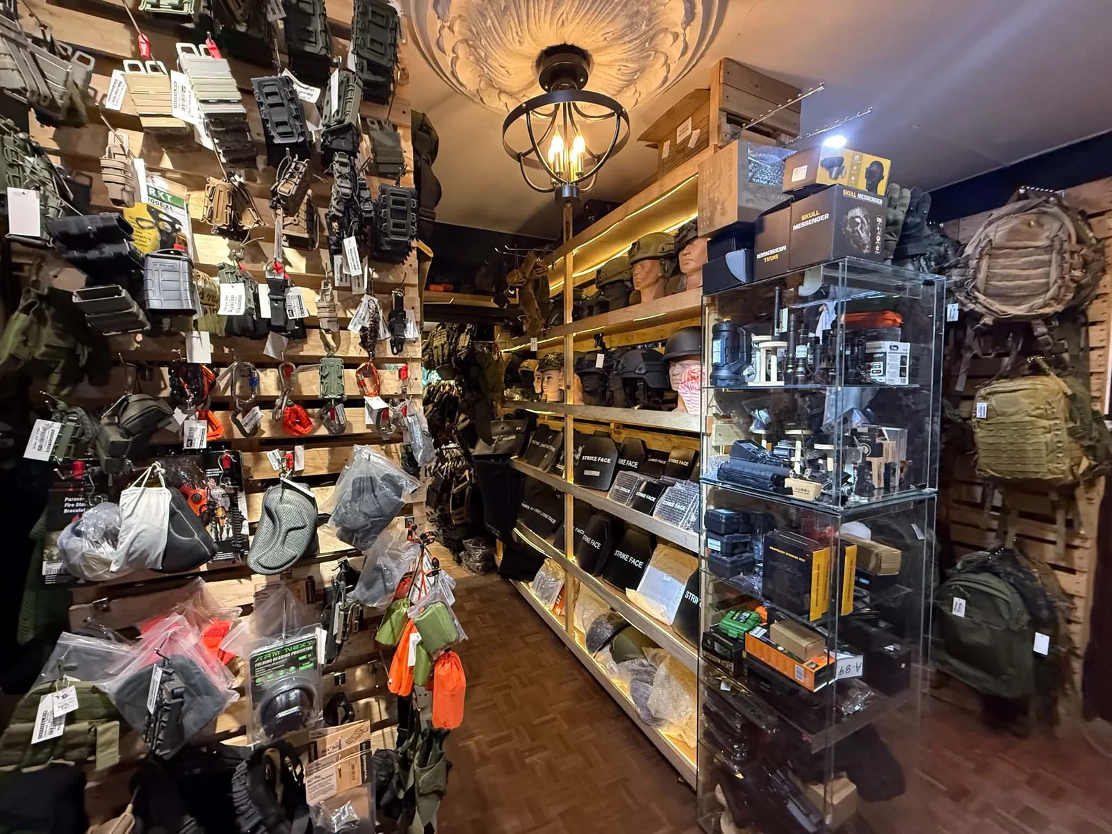 Tactical accessories and equipment inventory