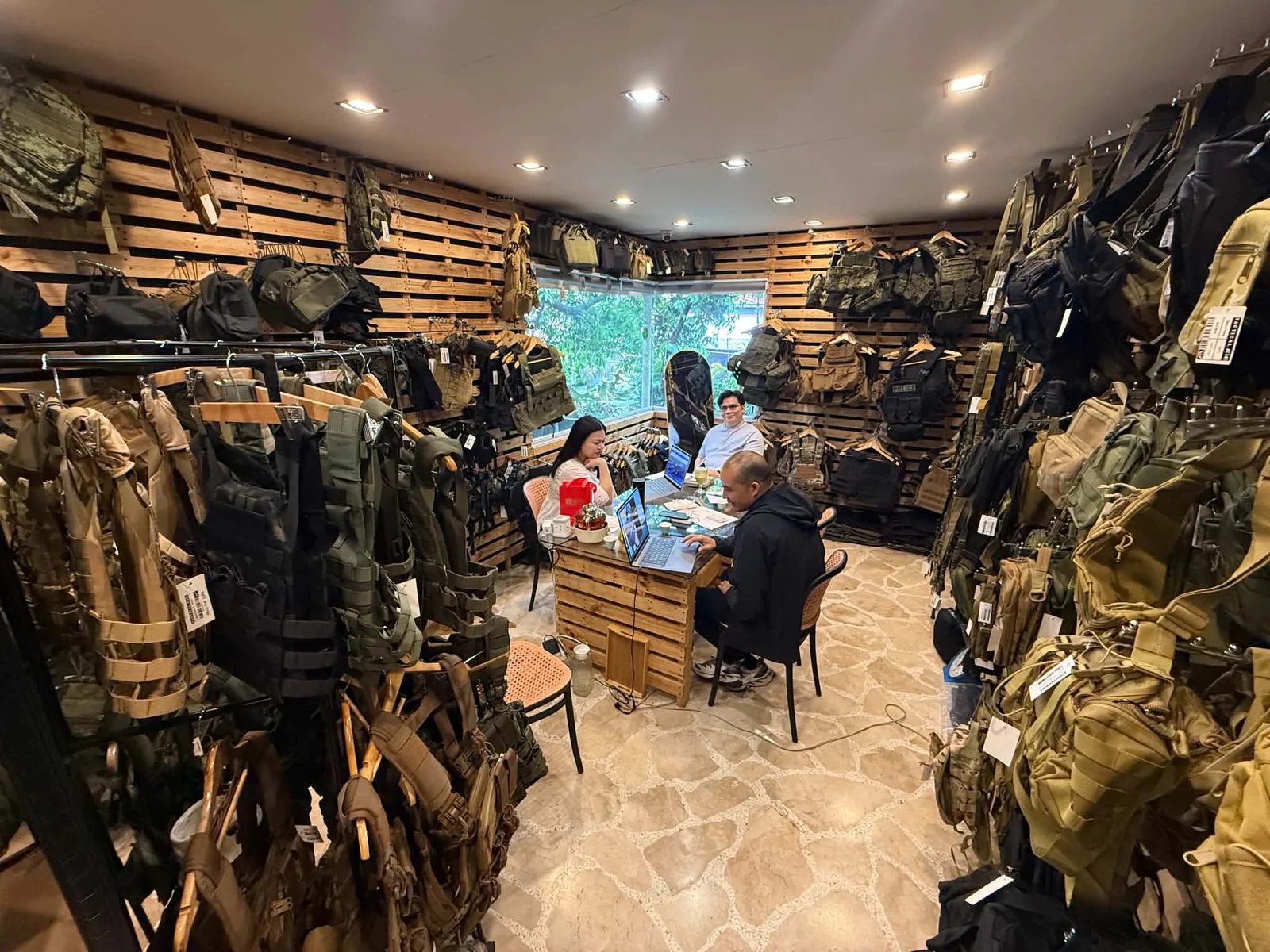 Tactical Joe team inside the store and operations area